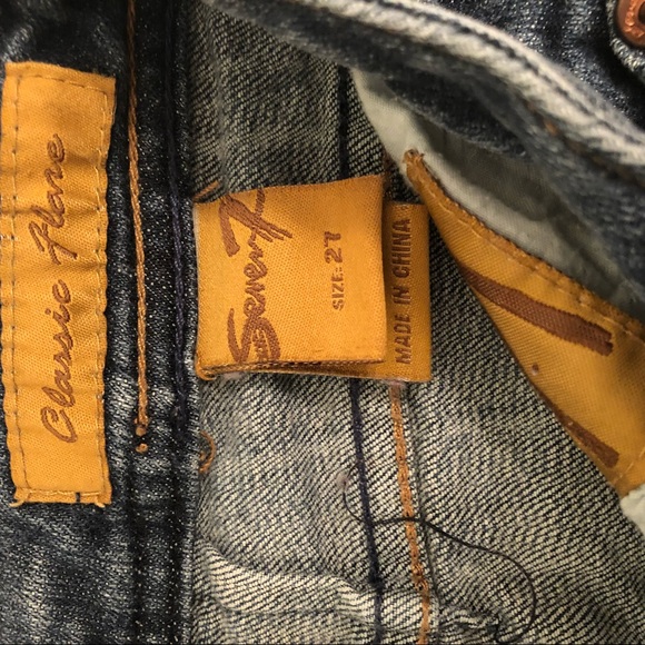 LOST IN HURRICANE IAN 🌴Seven 7 Classic Flare Jeans - Picture 2 of 8